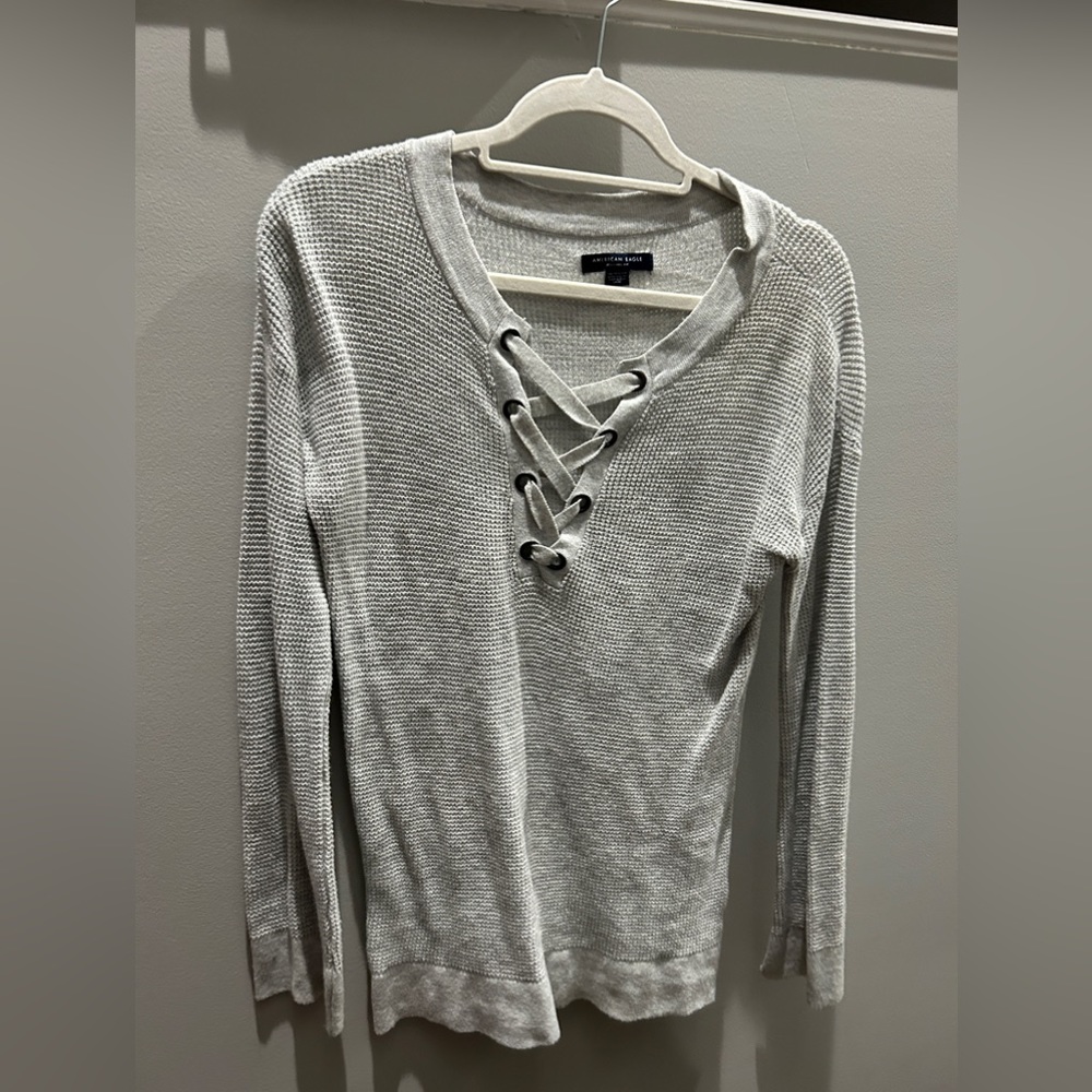Grey American Eagle sweater size XS